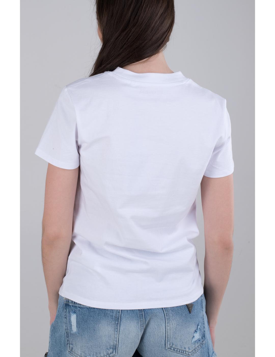 Camiseta Guess classic blanca para mujer