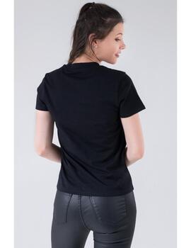 Camiseta Guess classic negra para mujer
