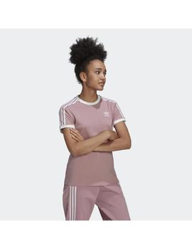 Camiseta Adidas  Tee Shirt 3 Stripes Rosa