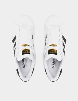 Zapatillas Adidas Superstar Blanca/Negra Junior