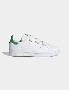 Zapatilla  Adidas Stan Smith Niña Blanco/Verde