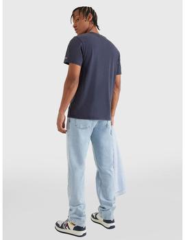 Camiseta Tommy Jeans collage azul marino para hombre