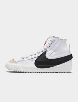 Zapatillas Nike Blazer Mid '77 Jumbo para Mujer Blanco/Negro