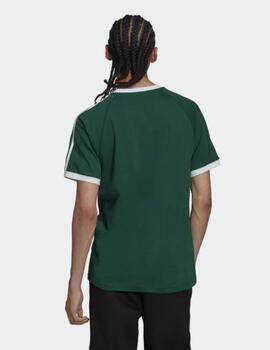 Camiseta Adicolor Classics 3 bandas Verde