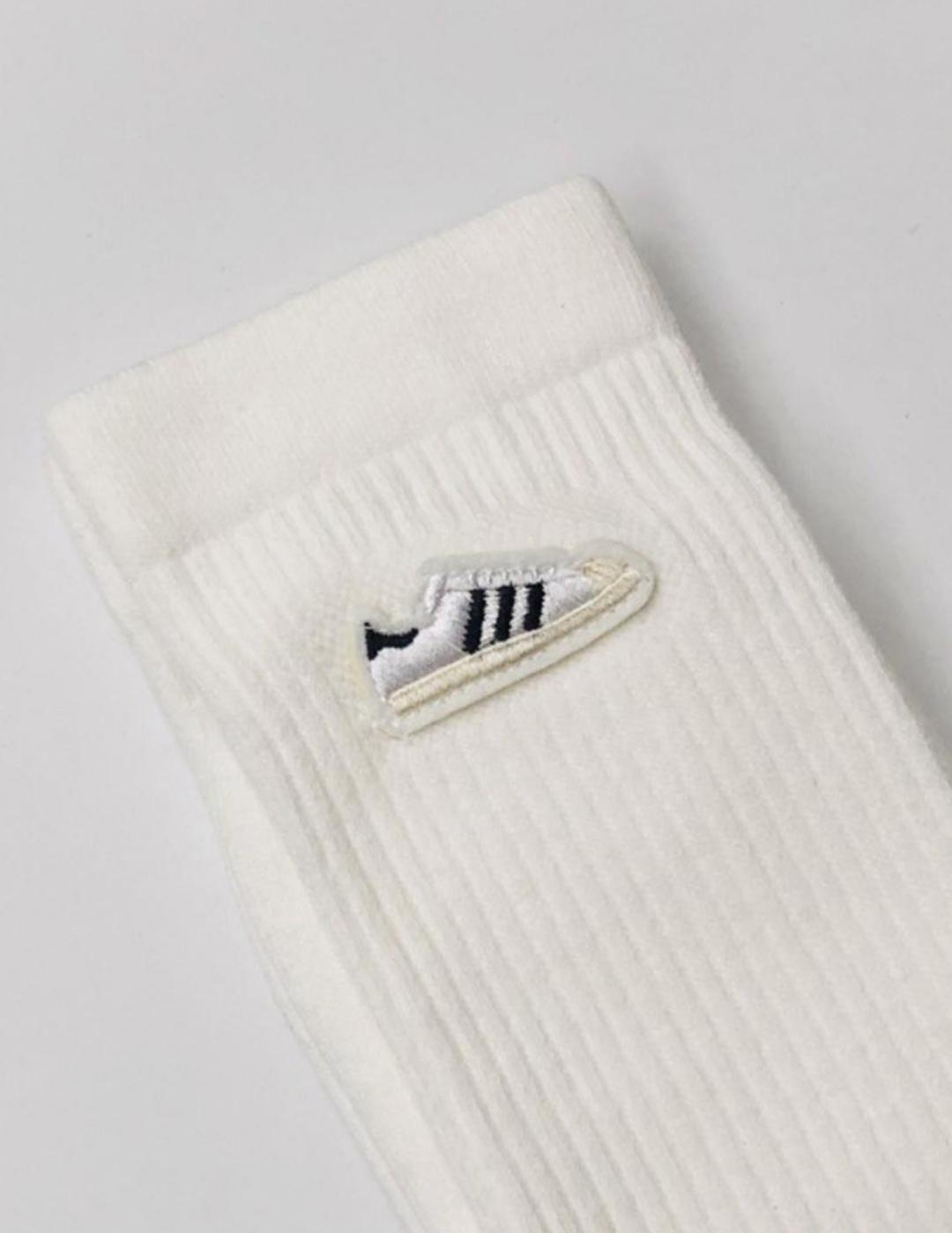 Adidas Superstar - Calcetines Unisex Blancos