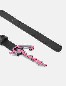 Cinturon Guess logo rosa para mujer