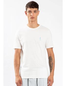 Camiseta Religion blue tape blanca para hombre