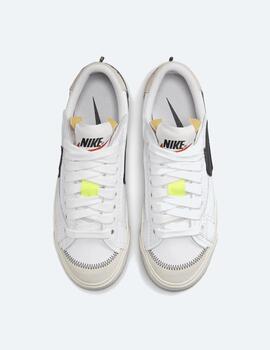 Zapatillas Nike Blazer Low '77 Jumbo para Mujer Blanco/Negro