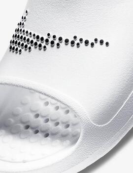  Chanclas Nike Victori One Shower Unisex Blanco y Negro