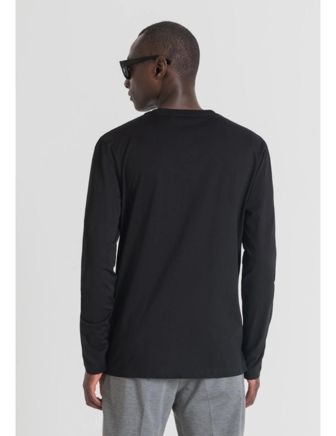 Camiseta Antony Morato larga negra para hombre
