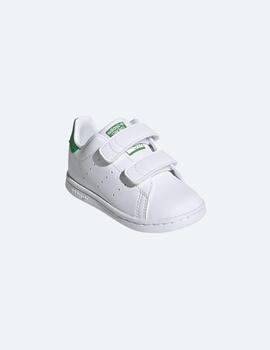 Zapatilla Adidas  Stan Smith Niña Blanco/Verde