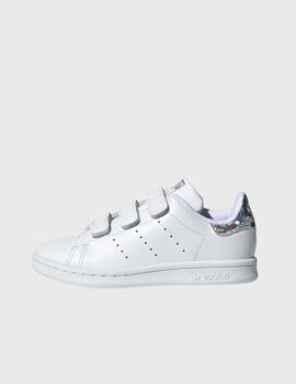 Zapatilla Adidas  Stan Smith Niña Blanca