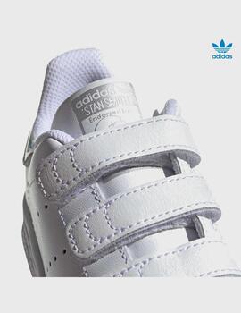 Zapatilla Adidas  Stan Smith Niña Blanca