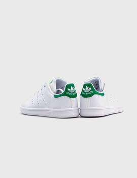 Zapatilla Adidas Stan Smith Niña Blanco/Verde