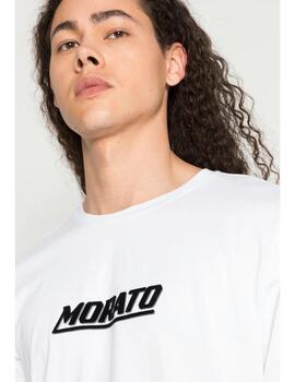 Camiseta Antony Morato terciopelo blanca para homb